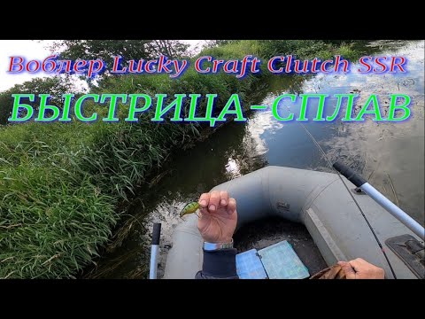 Видео: ОДЕЛ Воблер Lucky Craft Clutch SSR и ГОЛАВЛЬ НЕ МОГ ПРОПУСТИТЬ ЕГО.СПЛАВ ПО БЫСТРИЦЕ.