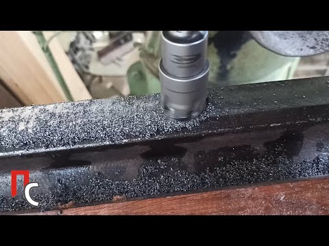 Видео: Токарный станок - фрезеровка рельсы. Такого еще не было.