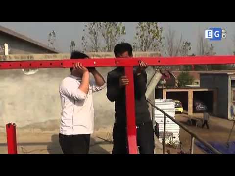 Видео: Инструкция по сборке фасадного подъемника ZLP