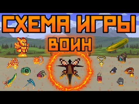 Видео: Схема игры за воина [Terraria 1.4.1.2]