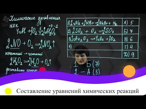 Видео: Составление уравнений химических реакций. 2 часть. 8 класс.