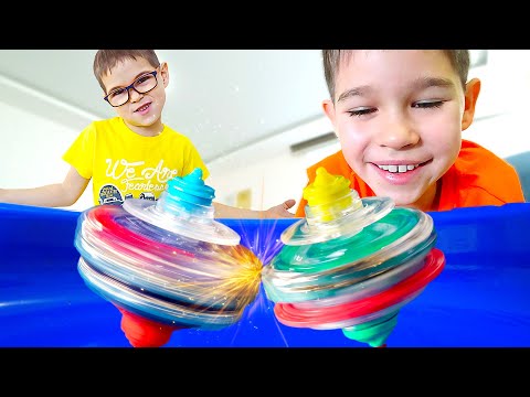 Видео: Блейд Баттлы с Новыми волчками Infinity Nado / Erik Show