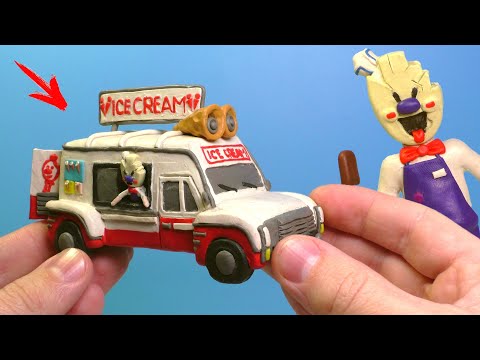 Видео: Лепим ФУРГОН ЗЛОГО МОРОЖЕНЩИКА из игры Ice Scream