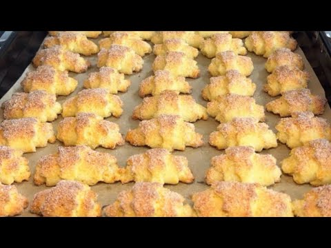 Видео: Гора вкусняшек к чаю из стакана творога за 10 минут! Легкий рецепт творожного печенье с начинкой!