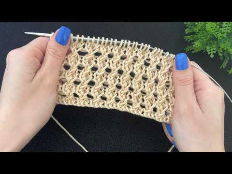 Видео: УЗНАЙТЕ СЕЙЧАС, КАК ВЫДЕЛИТЬ ЭТУ ПРОСТУЮ ВЯЗАНИЕ ВЯЗАНИЕМ