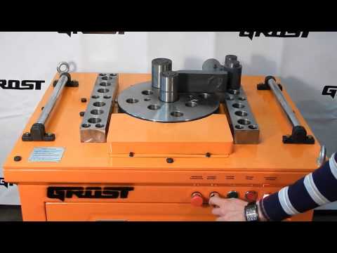 Видео: Станок для гибки арматуры GROST RB40SA