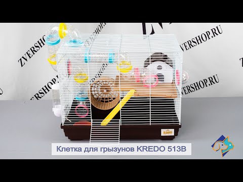 Видео: Клетка Kredo для грызунов 513В