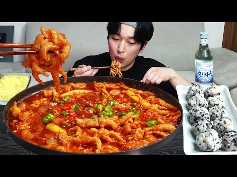 Видео: Острые куриные ножки и соджу🔥 MUKBANG REALSOUND ASMR EatingSHOW