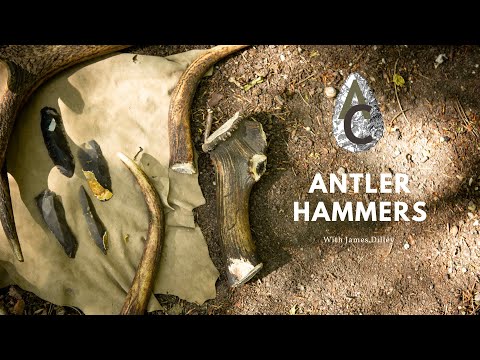 Видео: Как сделать молоты из рогов оленя для обработки кремня