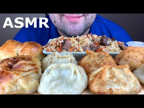 Видео: АСМР САМСА, МАНТЫ И ПЛОВ С БАРАНИНОЙ (ЗВУКИ ЕДЫ) МУКБАНГ