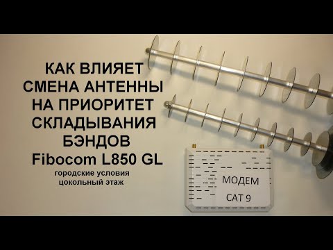 Видео: Влияние смены антенн на приоритеты модема