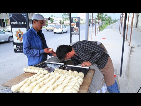Видео: Невероятно вкусная самоса в Узбекистане