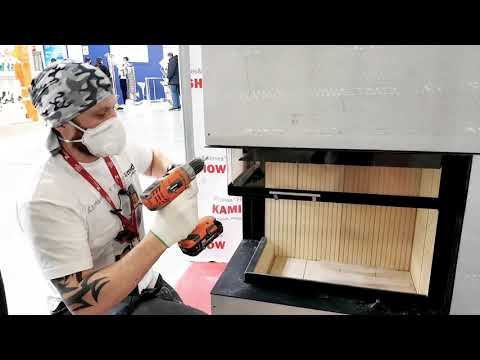 Видео: Строим камин из плит SkamoEnclosure Board (СуперИзол, Skamotec 225) – KAMIN SHOW