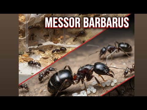 Видео: Мои первые муравьи Messor Barbarus. Первая колония. Распаковка 