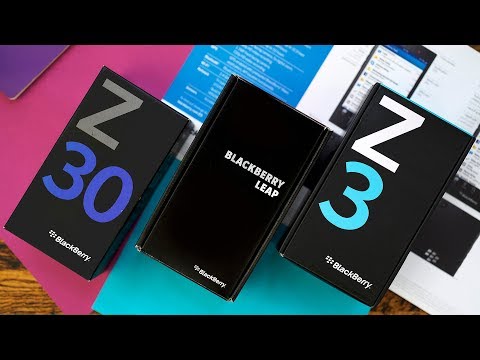 Видео: Сенсорные смартфоны BlackBerry 10 с диагональю 5 дюймов — Z30, Z3 и Leap