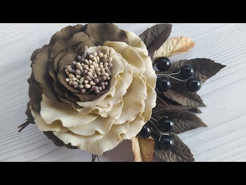 Видео: DIY/ Брошь из фоамирана