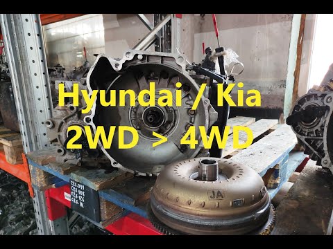 Видео: Переделка АКПП из 2WD в 4WD F4A42. Hyundai / Kia Tucson Santa Fe Sportage