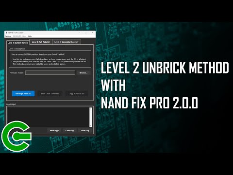 Видео: ВОССТАНОВЛЕНИЕ КОММУТАТОРА МЕТОДОМ УРОВНЯ 2 С ИСПОЛЬЗОВАНИЕМ NANDFIX PRO 2.0.0