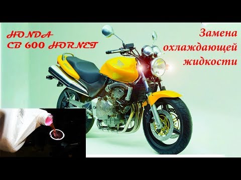 Видео: Honda cb600 Hornet. Замена охлаждающей жидкости.