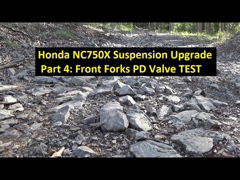 Видео: Honda NC750X — Модернизация подвески — Часть 4: Модернизация передней вилки — ТЕСТ PD-клапана