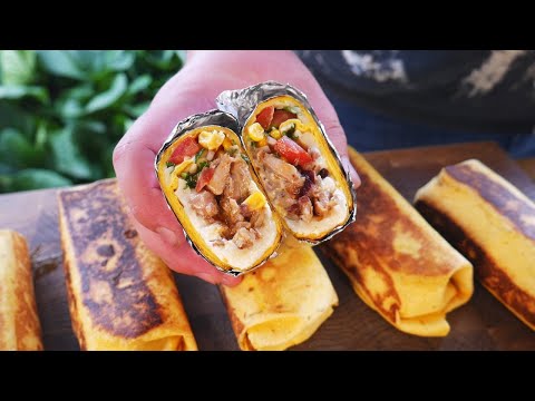 Видео: МЕКСИКАНСКИЙ БУРРИТО на УГЛЯХ. ОЧЕНЬ СОЧНЫЙ РЕЦЕПТ.