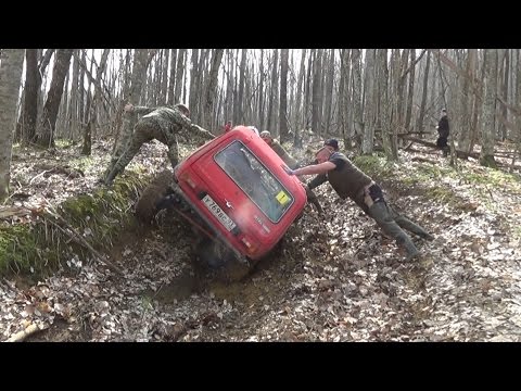 Видео: Нива джиппинг. Чибийский попадос. Часть 1.