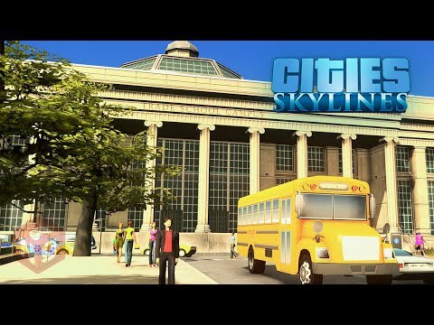Видео: Cities: Skylines - Campus — ПТУ на максималках!