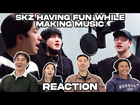 Видео: Stray Kids развлекаются, создавая музыку РЕАКЦИЯ!!