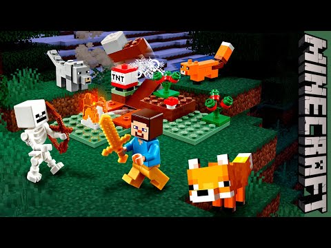 Видео: LEGO Minecraft 21162 Приключения в тайге Обзор набора лего майнкрафт