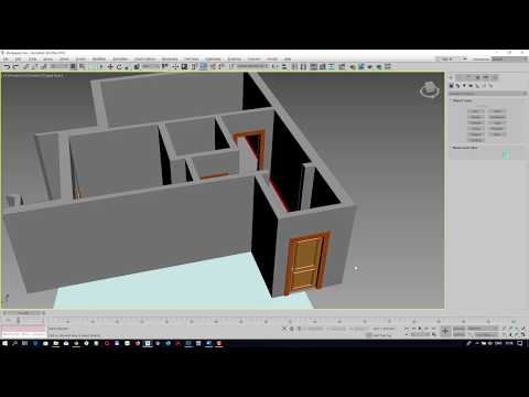 Видео: Инструмент door в 3ds Max, создание простых и сложных дверей