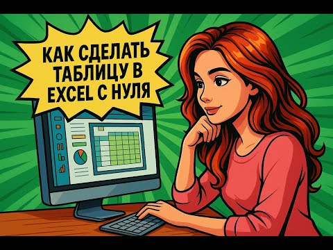 Видео: Как в экселе сделать таблицу