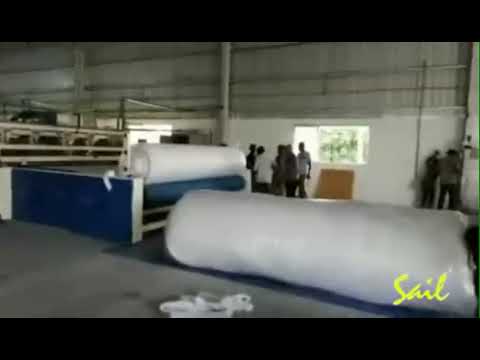 Видео: Станок по производству синтепона.