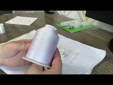 Видео: Нитки для вышивки картин бисером