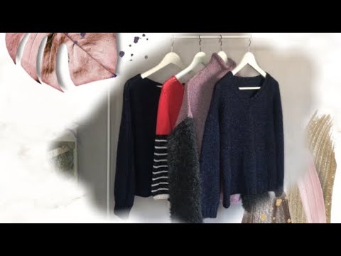 Видео: Новая порция свитеров // Две испорченные вещи