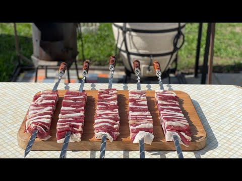 Видео: ШАШЛЫК НАПОЛЕОН из ГОВЯДИНЫ на УГЛЯХ 🔥