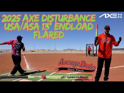 Видео: Топор Disturbance 2025 года | 13 дюймов — Endload — Flared Handle | Обзор биты Slowpitch от USA/ASA