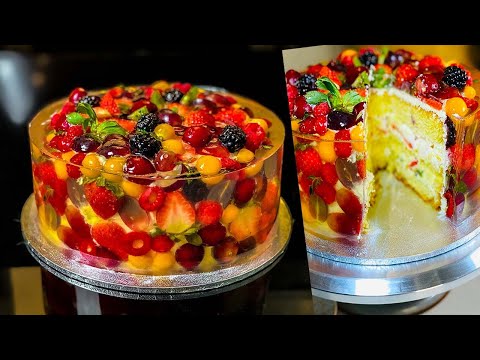 Видео: ФРУКТОВЫЙ ГУБНЫЙ ТОРТ с ЖЕЛЕ 