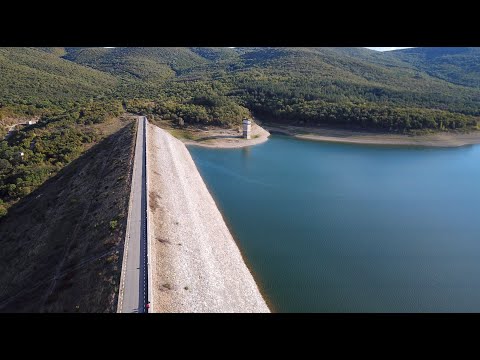 Видео: Язовирна стена и ВЕЦ Жребчево /.2022 /