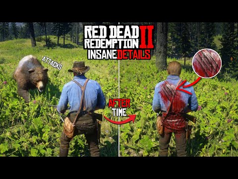 Видео: 15 Безумных Деталей в Red Dead Redemption 2 (Часть 4)