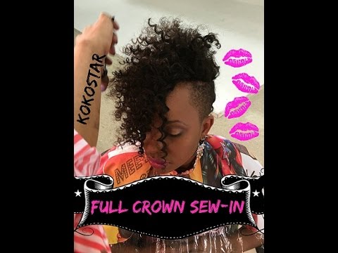 Видео: *Новое оповещение о плетении* Безумная кудрявая корона, полное плетение, пришитое.