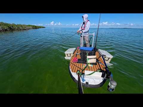 Видео: Тестирование старого гидроцикла превратилось в БЕЗУМНУЮ рыбалку на лодке во Флориде.