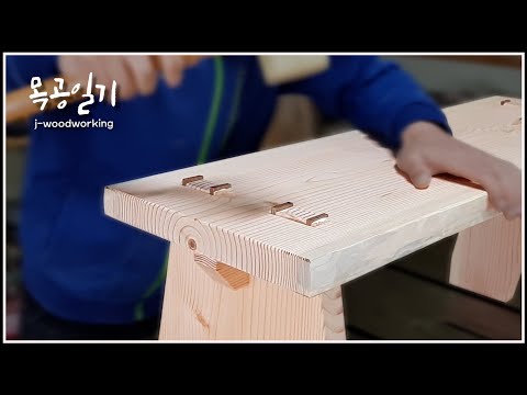 Видео: изготовление длинной скамейки с живыми краями / Happy that I can give my long stool live edges 