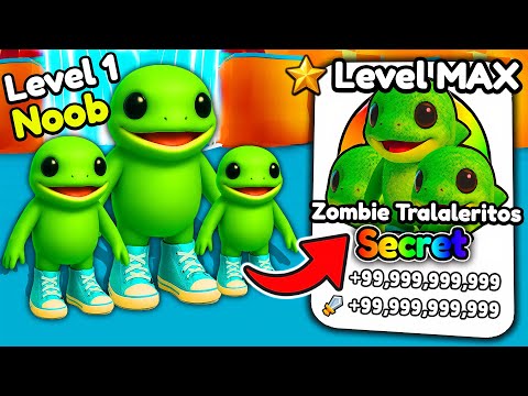 Видео: Начинаем заново в роли НУБА с Зомби Тралалеритосом в Brainrot Zombie Evolution!