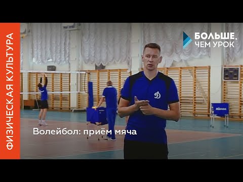 Видео: Волейбол: приём мяча