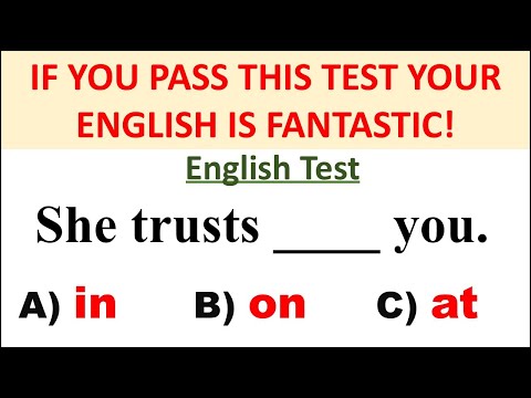 Видео: Смешанный тест по английской грамматике: если вы пройдете этот тест, ваш английский будет потряса...