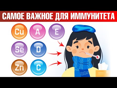 Видео: 7 самых важных витаминов для иммунитета - получаем из пищи🙌