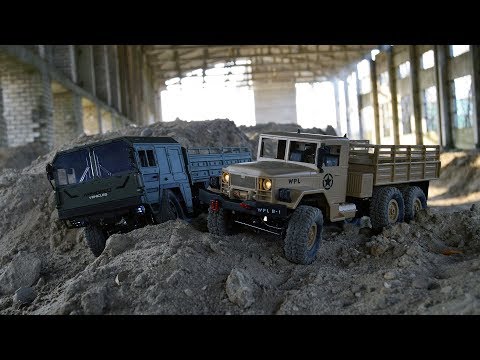 Видео: Сравнение двух стоковых тачек - JJRC Q64 и WPL B16. Основные отличия между грузовиками!