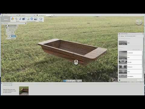 Видео: Рендеринг изделий из массива дерева во Fusion 360 на необычном примере - Выпуск #015
