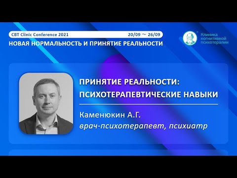 Видео: Принятие реальности: психотерапевтические навыки | Каменюкин А.Г.