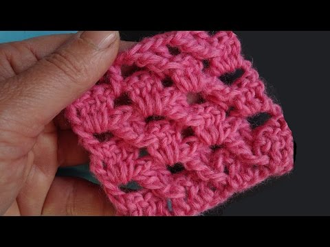 Видео: Ажурный рельеф   Узор вязания 34